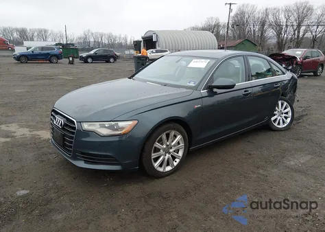 2014 Audi A6 3.0T Premium Plus из США, поврежденный, VIN WAUFGAFC4EN082237